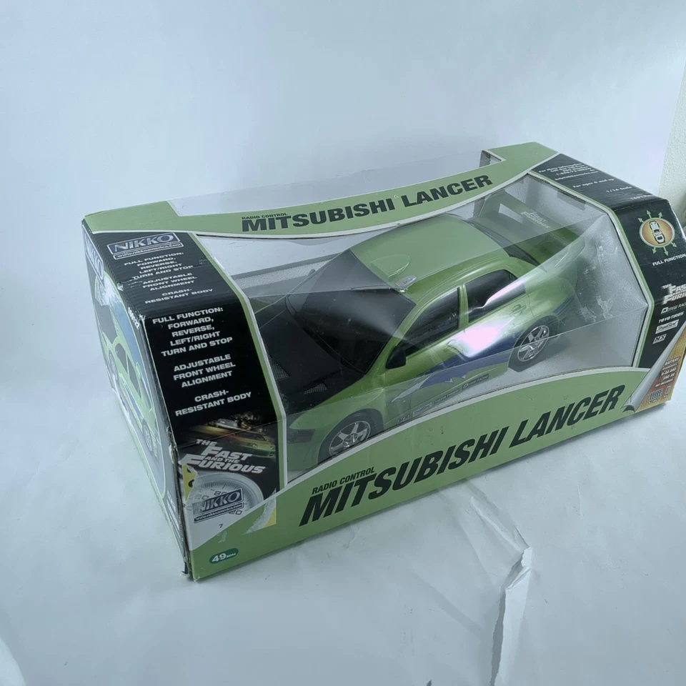 RARE RC CAR - Nikko Mitsubishi Fast and Furious RC Car - With Box !!READ DESC!! - Image 2 of 4