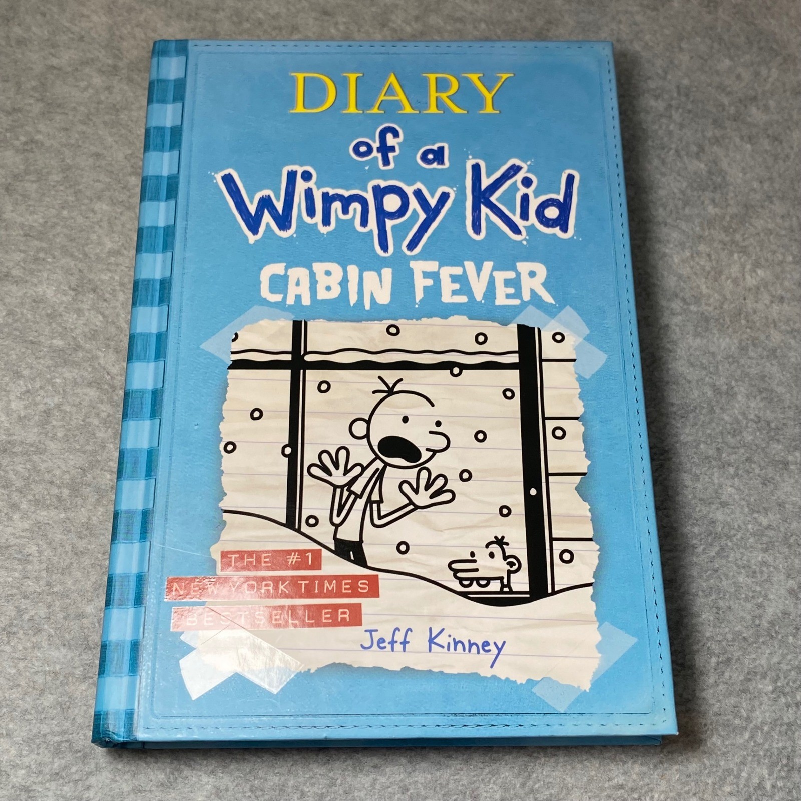 Feaver Cartoon Diary of a Wimpy Kid Cabin Fever Kids Blue Hardcover Book 6 Graphic ...