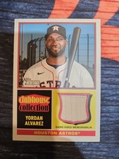 2025 Topps Heritage Yordan Alvarez Clubhouse Collection CCR-YA Houston Astros