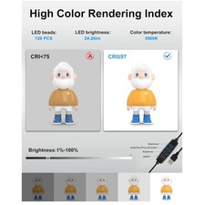 Professional 12"x12" Light Box Photography Kit