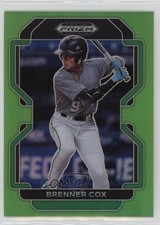 2022 Panini Prizm Draft Picks Lime Green Prizm 34/75 Brenner Cox #PDP111 tj1