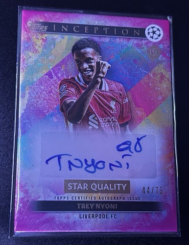 Trey Nyoni - Topps Inception UEFA Club Competitions 2024/25 - RC - Auto - /75