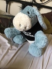 Eeyore Winnie the Pooh Plush Stuffed Animal 12” Build a Bear W/Shirt & Sound!