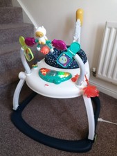 Fisher price Spacesaver Jumperoo Astro Kitty bouncer baby toy activity Musical