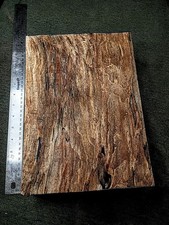 Premium Spalted Curly Maple Block 11 3/8" x 8" x 3" Figured Carving Bowl Turning