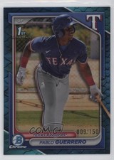 2024 Bowman Chrome Prospects Blue Reptilian Refractor /150 Pablo Guerrero tr4