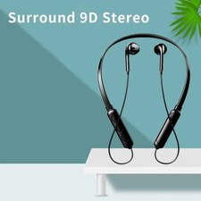 NEW Wireless Bluetooth Neckband Headphones Super Bass Sports Earphones with Mic