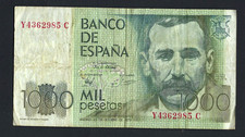 BANK OF SPAIN 1000 PESETAS 23/10/1976 BENITO PEREZ GALDOS P-158