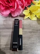 CHANEL LE ROUGE DUO 154 INTENSE CARAMEL TWO HEADS LIQUID LIP COLOUR  NEW