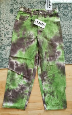 Molo Jeans Batik Grün Grau Größe 146 Neu