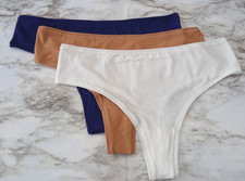 Skims 2028 Fits Everybody Thong 3-Pack Panties US Size XL