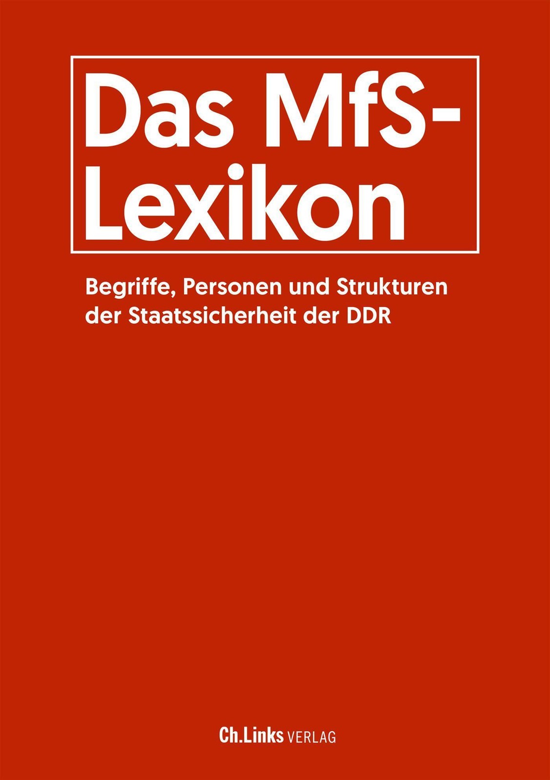 Das MfS-Lexikon Helge Heidemeyer