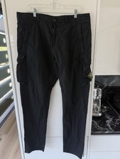 Stone Island Black Cargo Pants Size 36