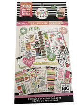 NEW Happy Planner Watercolor Sticker Book 1078 pieces Me My BIG Ideas