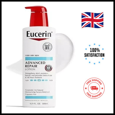 Eucerin Advanced Repair Lotion für trockene Haut Flasche 500ml - ohne Duft