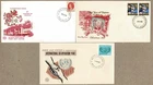 Australia 1965 WCS FDC Cover x3  NSW Postmark Wollongong  Unsealed Unaddressed