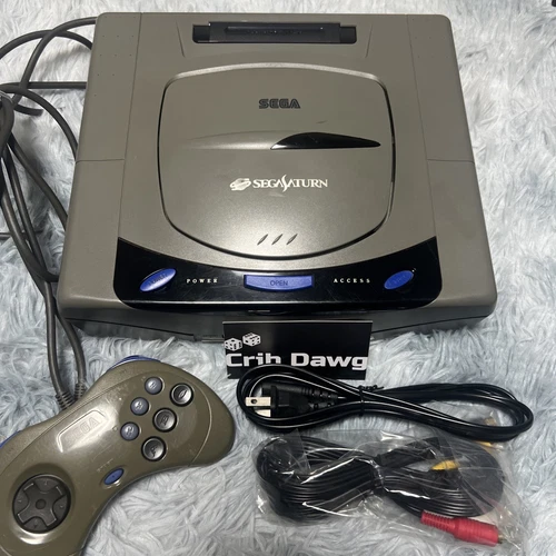 Console SEGA Saturn grigia cavo HST-3210 testato USATO dal Giappone