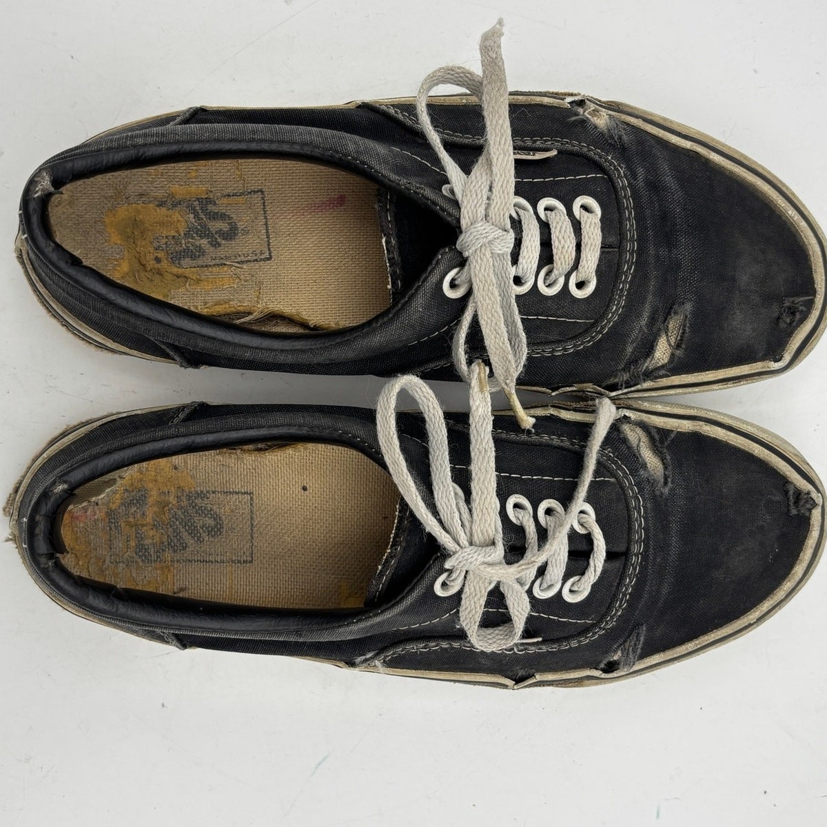Vintage 90s Vans Era Distressed Shoes Sneakers Men's 8 Made in USA
