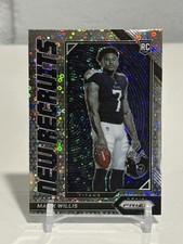 Malik Willis 2022 Panini Prizm Football New Recruits No Huddle Silver Disco RC
