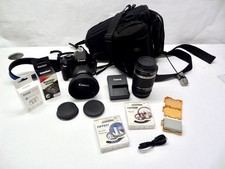 Canon EOS Rebel XSi 12.2MP Digital SLR Camera w/ EF-S 18-55mm  EF-S 55-250mm