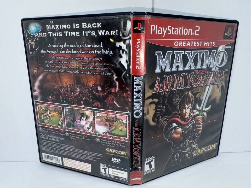 Maximo vs Army of Zin Sony PlayStation 2 PS2 w/ Case No Manual Tested & Works - Image 4 of 4
