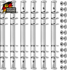 A5 Ringbuchmechanik 6 Loch Metallclip Buchbinden Buchring 25mm Set