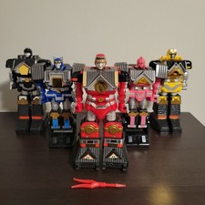 Mighty Morphin Power Rangers Deluxe Shogun Megazord 1995 Zords Lot - Incomplete