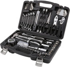 131-Piece General Household Home Repair and Mechanic'S Hand Tool Kit Set