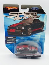 Hot Wheels Speed Machines 2007 Ford Shelby GT500, Black, 1:64, NIB
