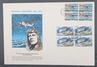 MayfairStamps US FDC 1977 New York Block Lindbergh Flight Anniversary France Mix