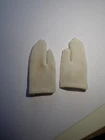 Vintage Barbie Doll White Tricot Gloves