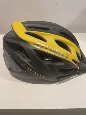 NWOT Giro Rift Bicycle Helmet Lance Armstrong Live Strong 333 Grams 54-61 CM