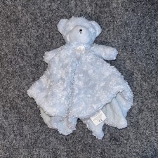 Blankets  Beyond Lovey Blue Rosette Swirl Teddy Bear Security Blanket Baby