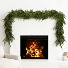 9FT Artificial Cedar Garlands Realistic Greenery Garland Green Artificial