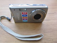 Pentax Optio M50 8.0MP Compact Digital Camera Silver - NO CHARGER