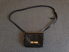 Marc Jacobs Mini Crossbody Shoulder Bag Purse Black Gold