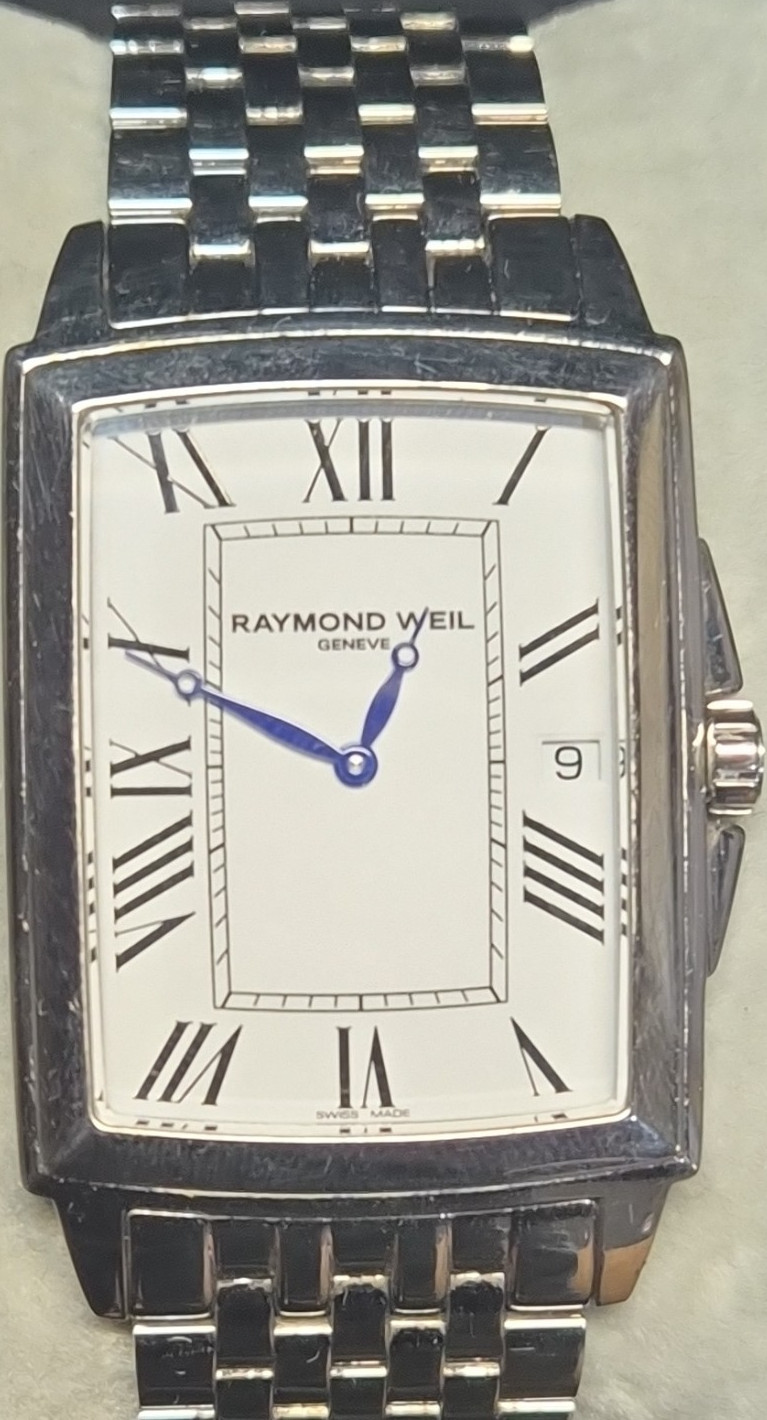 Raymond Weil 5597 Sapphire Crystal Swiss Made Roman Numeral Men's