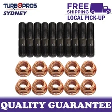10 Pcs M10x1.5x45mm High Tensile Stud Kit for Manifold & Turbo
