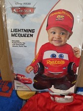 Disney Pixar Lightning Mcqueen Baby Costume 18-24 Months New In Pack