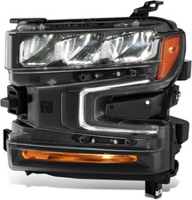 2019-2022 Silverado 1500 Driver Side Headlight Assembly  Compatible Replacement