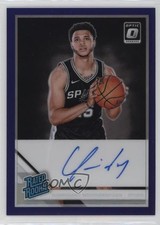 2019 Donruss Optic Purple Prizm Signatures Quinndary Weatherspoon #175 Auto 0rd2