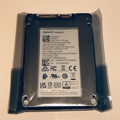 Dell 1TB SSD SATA 2.5 Zoll SM230 TC30K unbenutzt