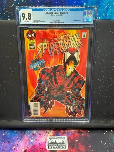 Amazing Spider-Man #410 CGC 9.8 Carnage App Bagley Cover VTG Marvel Comic '96