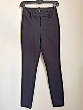 AYR Pants The Arrow High Rise Skinny Cropped Womens Size 0 Black Minimal Capsule