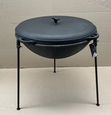 Tripod Steel for 6-30 L Kazan WOK Deep Pan Pilaf Lagman Uzbek Cauldron Казан
