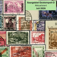 Saargebiet Gestempelt O Michel 1-205, Dienst 1-32, Yvert 1-195