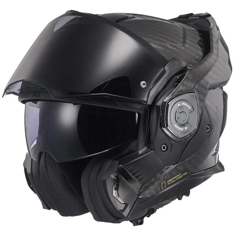LS2 Casque Modulable FF901 ADVANT X CARBON SOLID - Photo 2/4