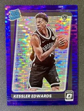 2021-22 Panini Donruss Optic Purple Pulsar Prizm Rated Rookie RC Kessler Edwards