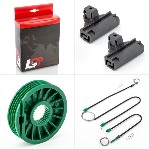Fensterheber Reparatursatz Vorne Links / Rechts - FÜR VW Polo 6N 94-99 - 2/3Trg-image