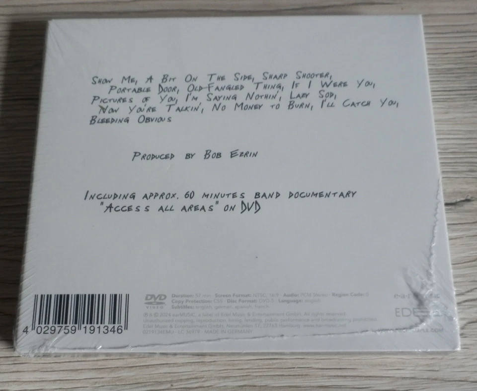 DEEP PURPLE =1 (Limited Deluxe Edition) Digipak CD+DVD 2024 Ear Music Whoosh NEU - Bild 2 von 4